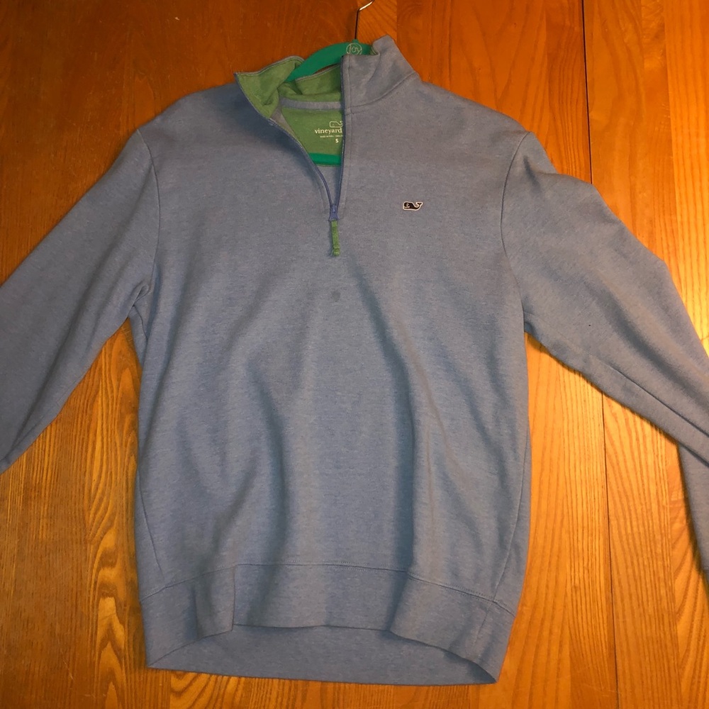 Heather Cotton Jersey 1/4 zip